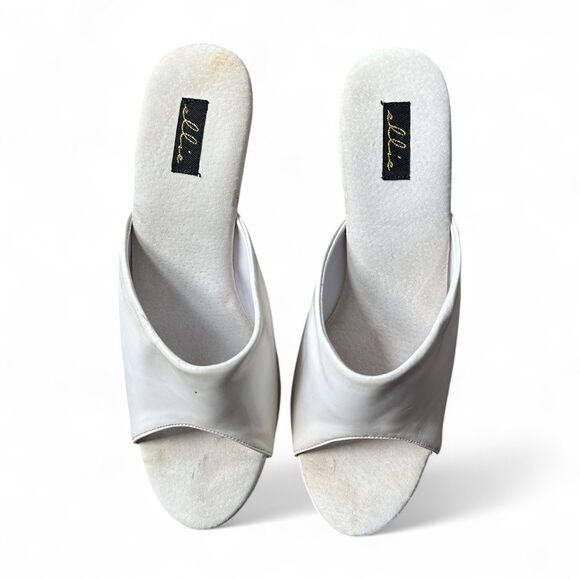 Ellie White Platform High Heel Shoes – Size 8 - Picture 4 of 12